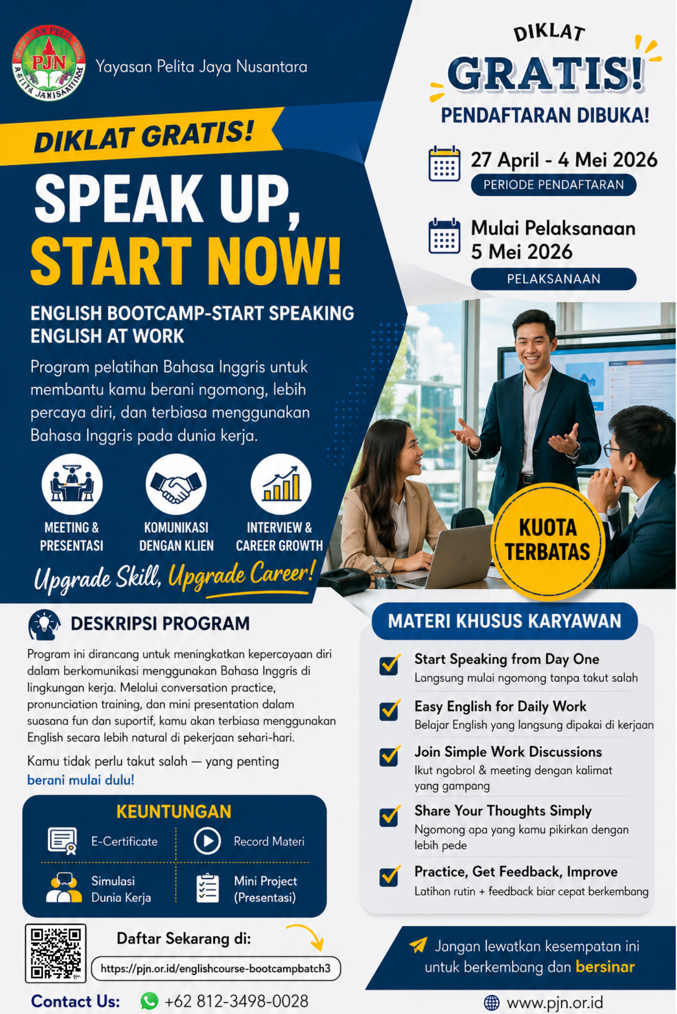English Course Bootcamp - Start Speaking English At work